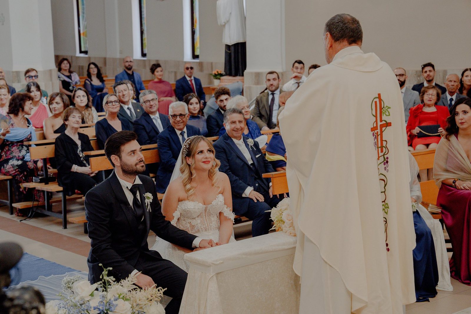 Durante la cerimonia
