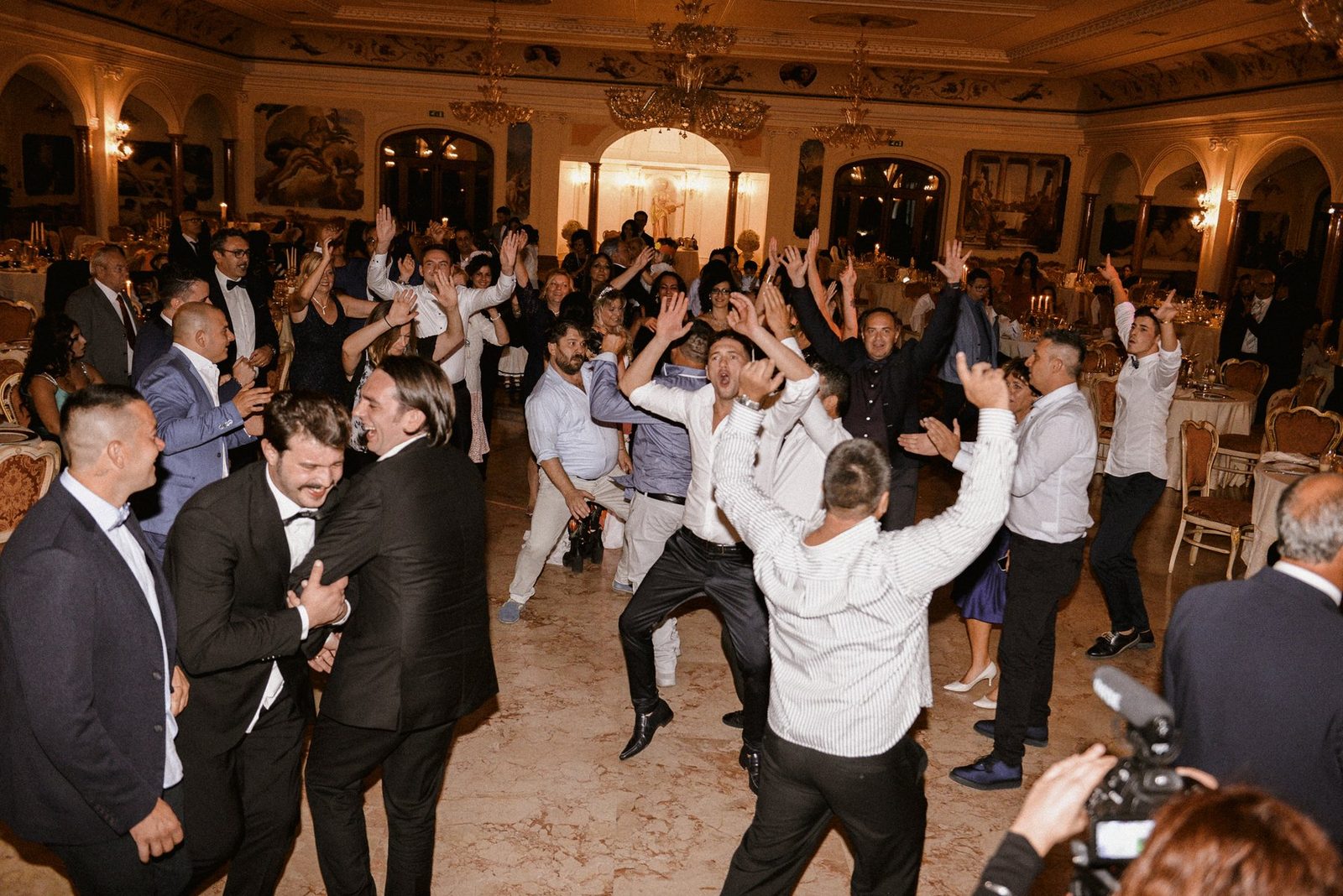 La festa, a sera